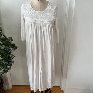 PERUVIAN CONNECTION Pima Cotton Nightgown Size X-Small